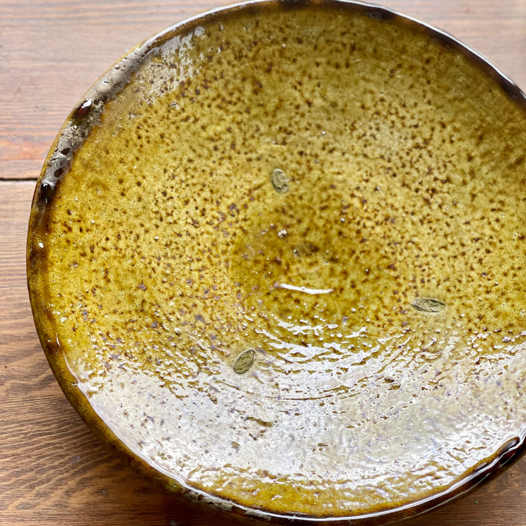 Tamegroute Ochre Plate Large