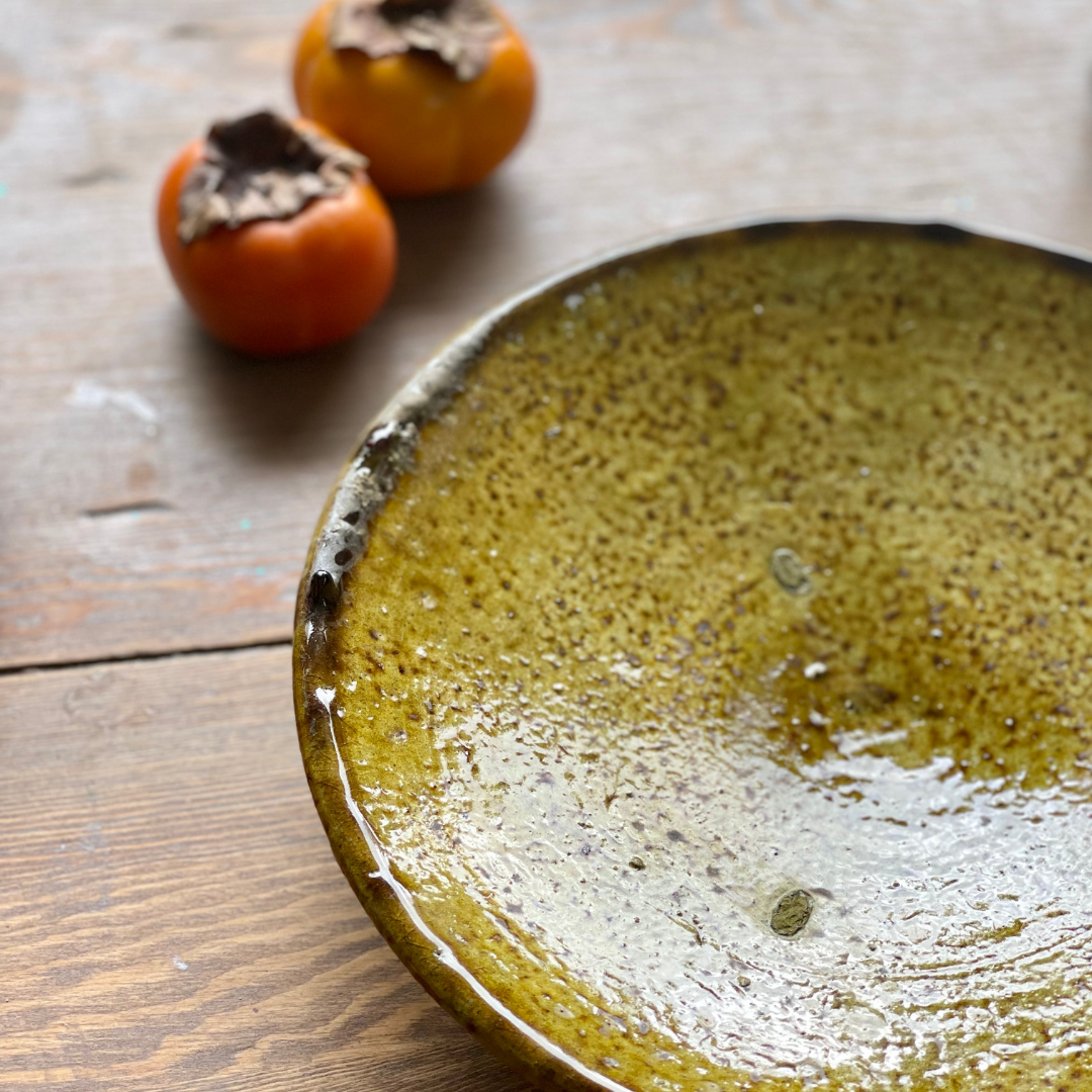 Tamegroute Ochre Plate Large