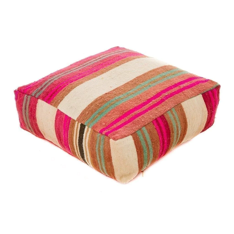 Handmade Moroccan Floor Cushion - Kilim