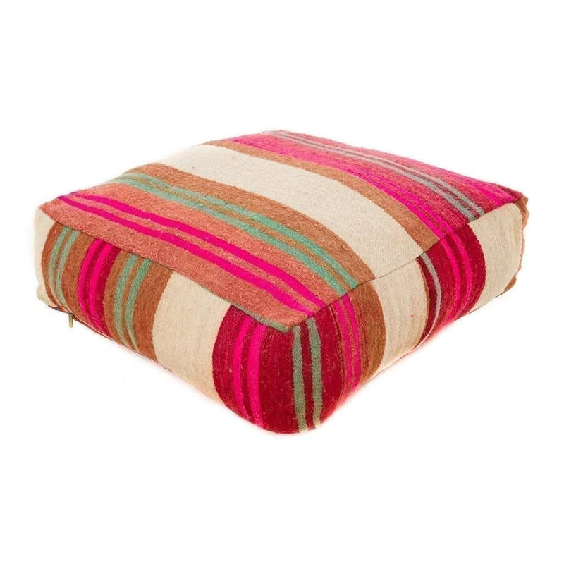 Handmade Moroccan Floor Cushion - Kilim