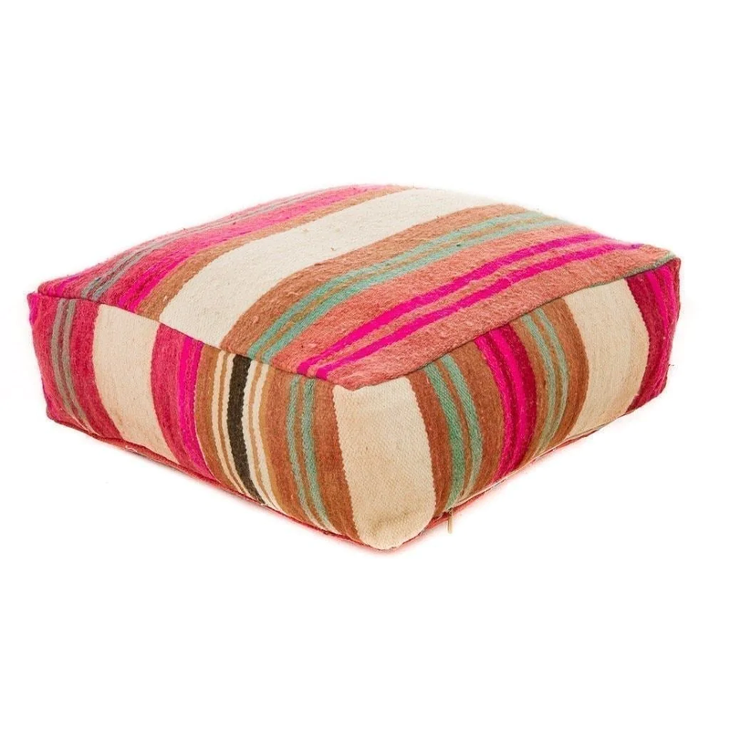 Handmade Moroccan Floor Cushion - Kilim