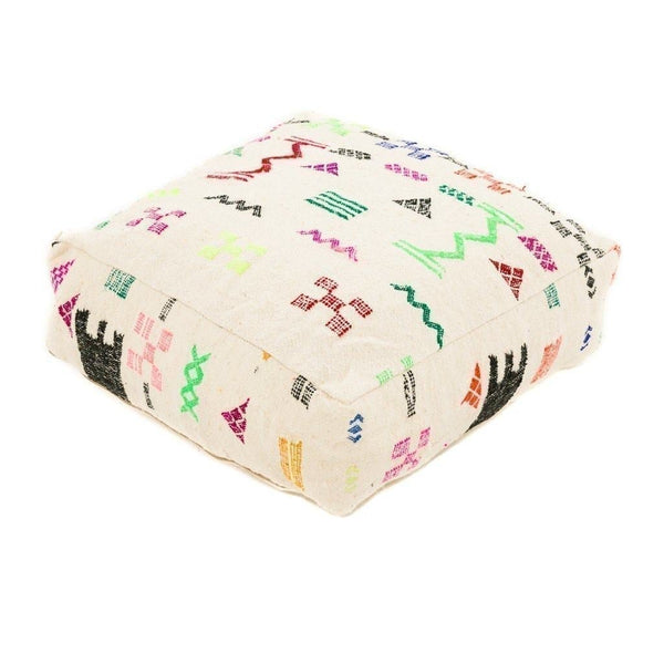 Handmade Moroccan Floor Cushion - Kilim