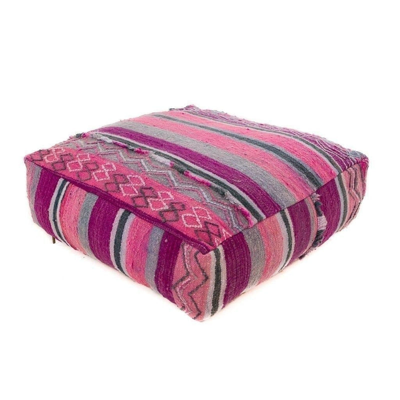 Handmade Moroccan Floor Cushion - Kilim