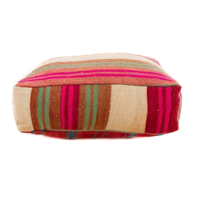 Handmade Moroccan Floor Cushion - Kilim