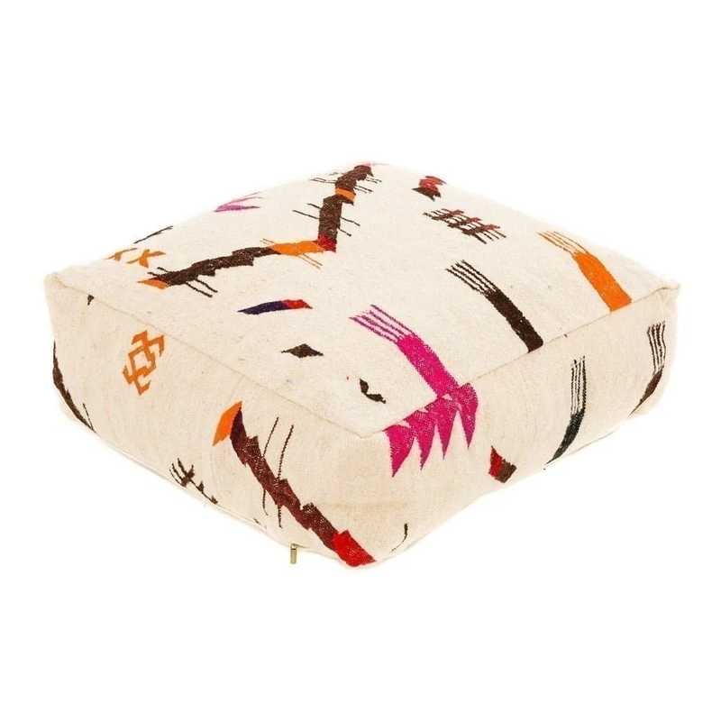 Handmade Moroccan Floor Cushion - Kilim